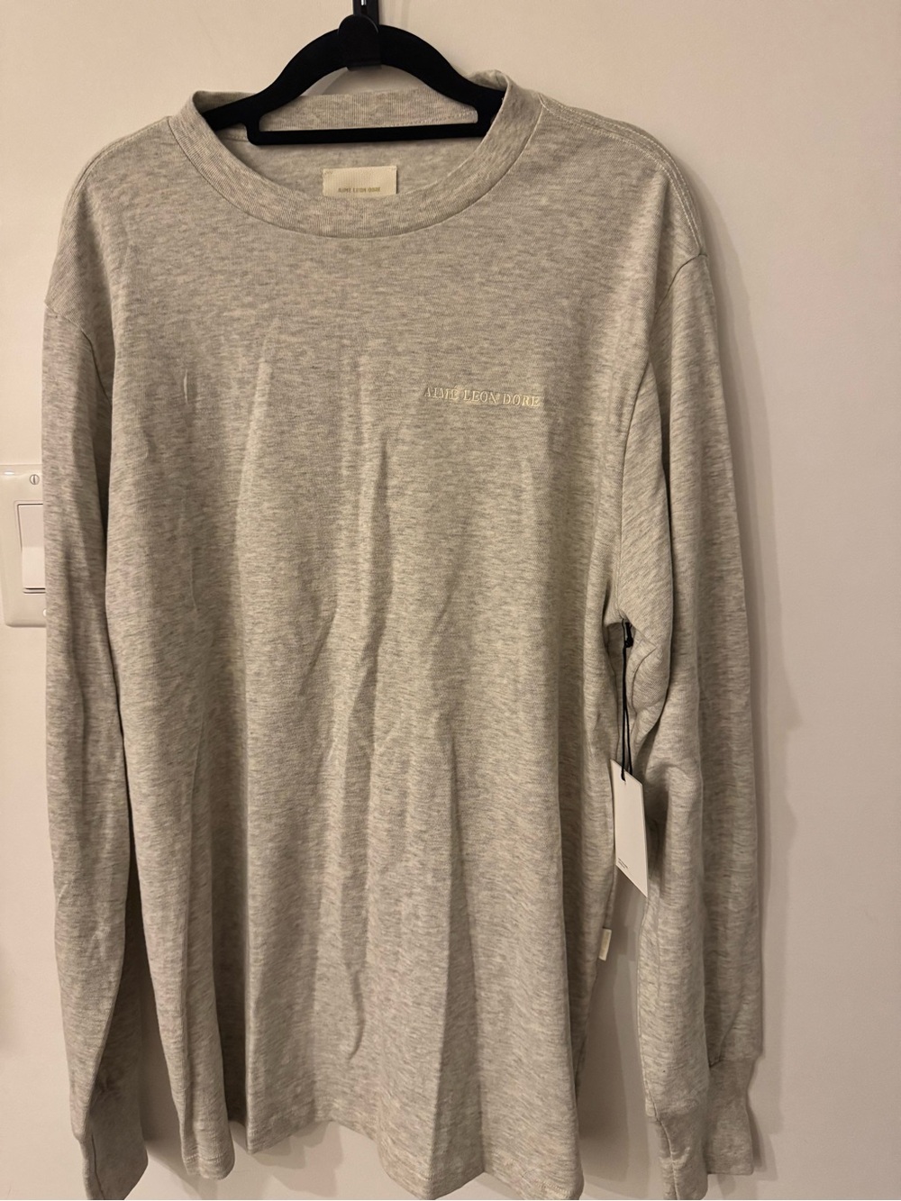 Aime Leon Dore Heather Gray Long Sleeve - Small